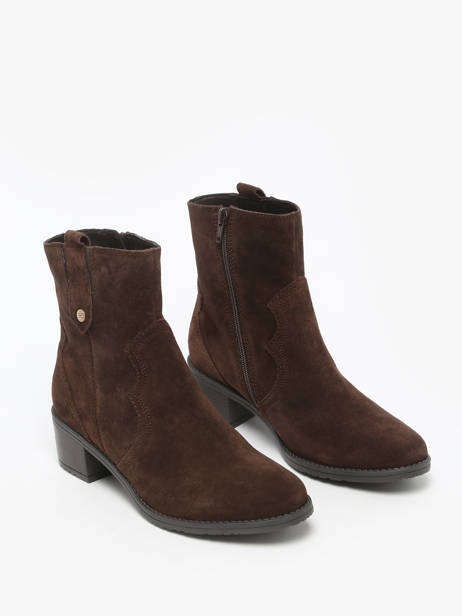 Enkellaarsjes Met Hak Uit Leder Tt. bagatt Bruin women 14006100 ander zicht 1